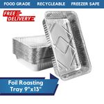 Multi Pack Disposable Foil Roasting Tray Aluminium Foil Container Medium Tray