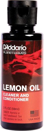 D'Addario Lemon Oil  Guitar Fretboard Oil  Guitar Accessories Removes Dirt