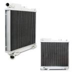 42mm ALUMINIUM ALLOY RACE COOLING RADIATOR RAD FOR BMW 3 SERIES E30 325i 85-87