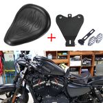 Motorcycle Flame Solo Seat Spring With Base For Harley Davidson Bobber Chopper