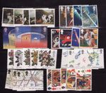 1990-1999  UNMOUNTED MINT  COMMEMORATIVE STAMPS IN YEAR SETS