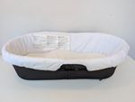 iCandy Strawberry 1 Or 2 Carrycot With Liner And Mattress Black And White