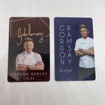 Two Gordon Ramsay Las Vegas Room Key Cards. Paris & Flamingo Casino Restaurants.