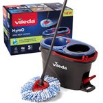 Vileda H2PrO Spin Mop & Bucket System Dual Chamber Microfibre Cleaning Set