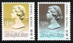 Hong Kong - Stamps Queen Elizabeth Set MNH 1989 Mi. 548-549 III