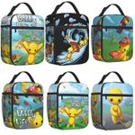 Kids Wobbly Life 3D School Travel Picnic Snack Lunchbox Insulated Lunch Bag Gift
