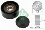 INA 532055710 V-Ribbed Belt Deflection/Guide Pulley Fits Audi Porsche VW
