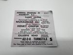 Boxing Ticket - Muhammad Ali v Henry Cooper 1966
