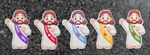 Jesus Mini Figure Religious Christian Decal / Sticker 10pcs Water Resistant UV L