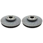 Mercedes-Benz Genuine AMG Brake Discs Pair Vented Front E-Class W213 A0004218700