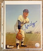 Tug McGraw Signed New York Mets 8x10 Photo Auth Auto COA 1969 Miracle Mets