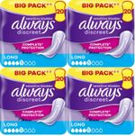 Always Discreet Incontinence Pads Women, Long, 80 High Absorbency Pads 20 x 4