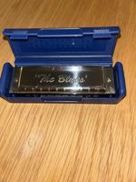 10-hole diatonic harmonica, commonly used for playing blues music With Case