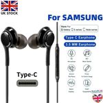 For Samsung Galaxy S22 S21 Ultra S20Fe USB C Type C Earphones Headphones Earbuds