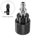 Paintball PCP CO2 Tank Regulator Refill Outlet Adapter Quick Connector 0-300PSI