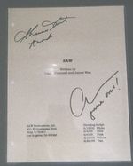 CARY ELWES ("DR. GORDON") AND SHAWNEE SMITH ("AMANDA") AUTOGRAPHED "SAW" SCRIPT