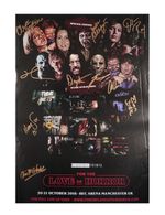 A2 For the Love of Horror 2018 Poster Signed by 10 Guests 100% Authentic + COA