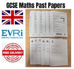 EDEXCEL 6 x Maths Past GCSE Exam Papers Foundation A5 Booklet With Answers 2023