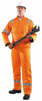 Roots Flamebuster Fire Resistant Arc Rated  Coverall RO13090LW ARC 1 Orange