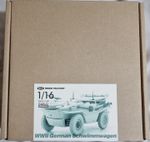 Sol Resin Factory German Schwimmwagen 1/16 Scale WWII + Wide Wheels Model Kit !