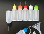 4PCS  Glue Empty Bottle Precision/Needle Tip -Ideal for filling with funnel