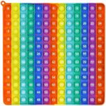 Educational Fidget Toys, Rainbow Bubble Pop sensory toys for kids/Teens/Adults