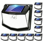 248 LED Solar Power PIR Motion Sensor Lights Outdoor Garden Security Wall Lamp