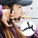 Archery 4 Finger Release Aid 360° Rotatable Thumb Release Aid for Compound Bow