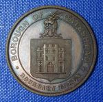 Gateshead, Durham, Boundary Token/Medal, 1849. AE. 32mm. Pristine - Read!