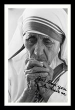 Mother Teresa Autograph Signed & Framed Photo
