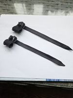 GREY  AYLMERI ANKLETS & JESSES FOR FALCONRY
