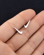 Nike Stud Swoosh Earrings For Men And Woman