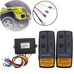 12V Recovery Wireless Winch Remote Control 2 Handset Switch Truck Car SUV ATV