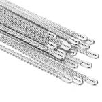 5.5 Inch Spiral Steel Boning, 20 Pcs 5mm Steel Corset Boning Stay, Silver