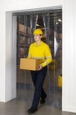 3m (w) x 3m (d) - PVC Strip Curtain / Door Strip Kit - 200mm x 2mm Strips