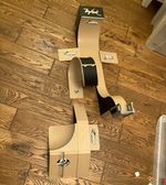 Tech Deck Fingerboard Skatepark Ramp Set with Loop, Quarter Pipe & Rail Beige