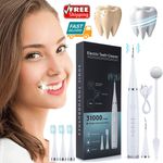 Ultrasonic Dental Calculus Remover Stains & Tartar Teeth Whitening Cleaning Kit!
