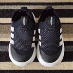 adidas Lite Racer Adapt 6.0 Unisex Kids Slip On Trainers Black/White UK 9.5
