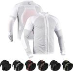 Summer  Mens Women Mesh Air Vent Motorcycle Motorbike Armour Jacket CE Protector