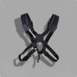 Ergonomic Double Shoulder Saxophone Strap Metal Hook Harness for Alto Tenor Sax