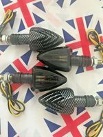 ✨✨ Yamaha YZF-R 125 EFI EU 2008-2014 INDICATORS Carbon BODY x 4 FULL SET BULB ✨✨