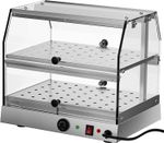 TAIMIKO Commercial Food Warmer Cabinet Warmer Display Case Stainless Steel Pizza