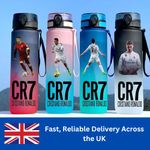 650ml Football Star Ronaldo CR7 Straw Water Portable Flip Cover Drinking Bottle