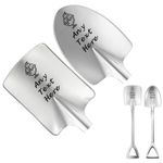 Personalised Engraved Ice Cream Shovel Spoon with Any Text Tea Coffee Scoop Set
