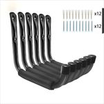 2/4/6 Heavy Duty Storage Hooks Garage Shed Brackets Ladder Bike Wall Garden Tool
