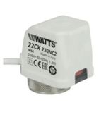 3xWATTS  ELECTROTHERMAL 22CX ACTUATOR 22CX230NC2 230V 1m CABLE HVAC A/C  M30x1,5