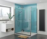 Blue Quartz Shower Wall Panels 1m x 2400mm x 10mm Easy To install 3 Sided Kit