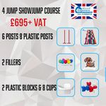 Set of 4 show jumps
