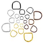 D Rings Metal Loops Buckle 15 20 25 30mm Webbing Bag Straps Dog Collar Crafts UK