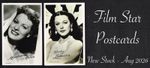 ☆ FILM STAR ☆ 1920s to 1950s Vintage Postcards - New Stock  August 2026
